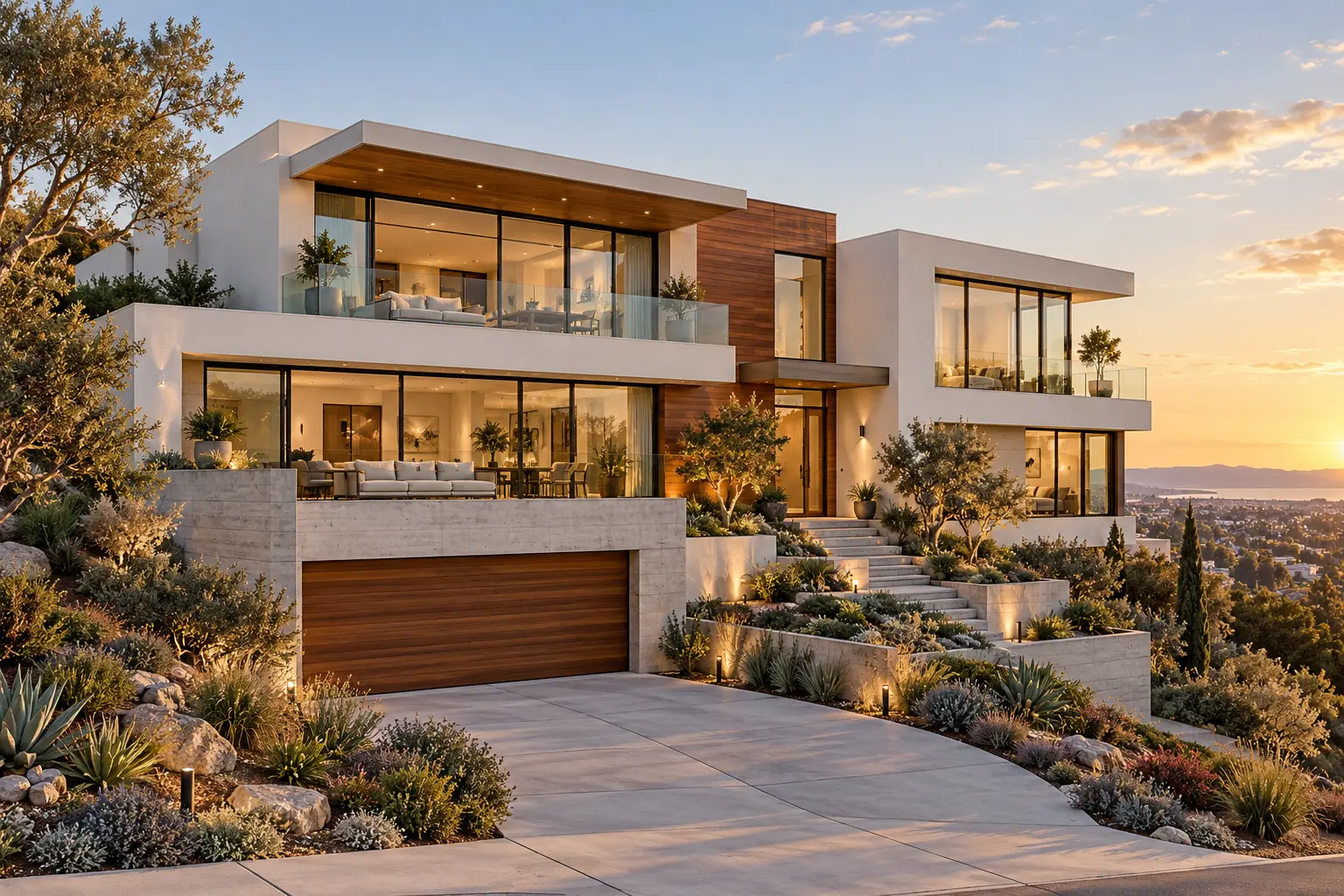 Hillside Home — Exterior Rendering