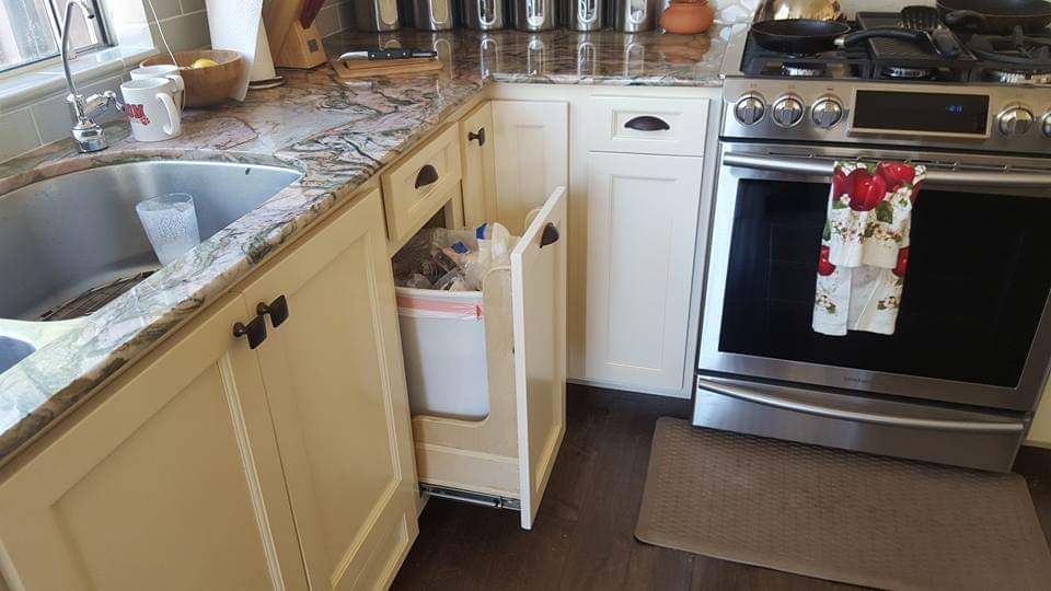 Base Cabinet — Pull-Out Waste & Recycle Center
