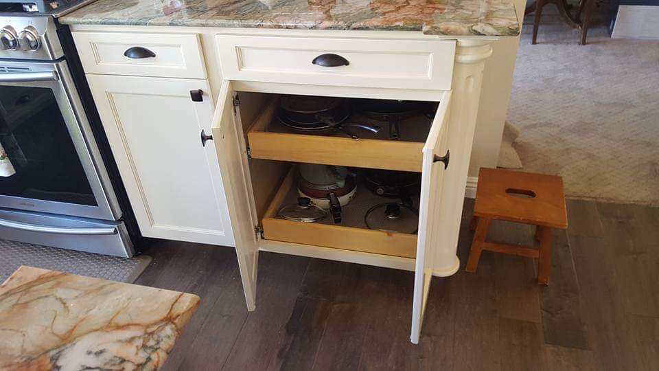 Base Cabinet — Roll-Out Pot & Pan Trays